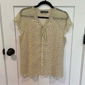 Yellow Flower Blouse